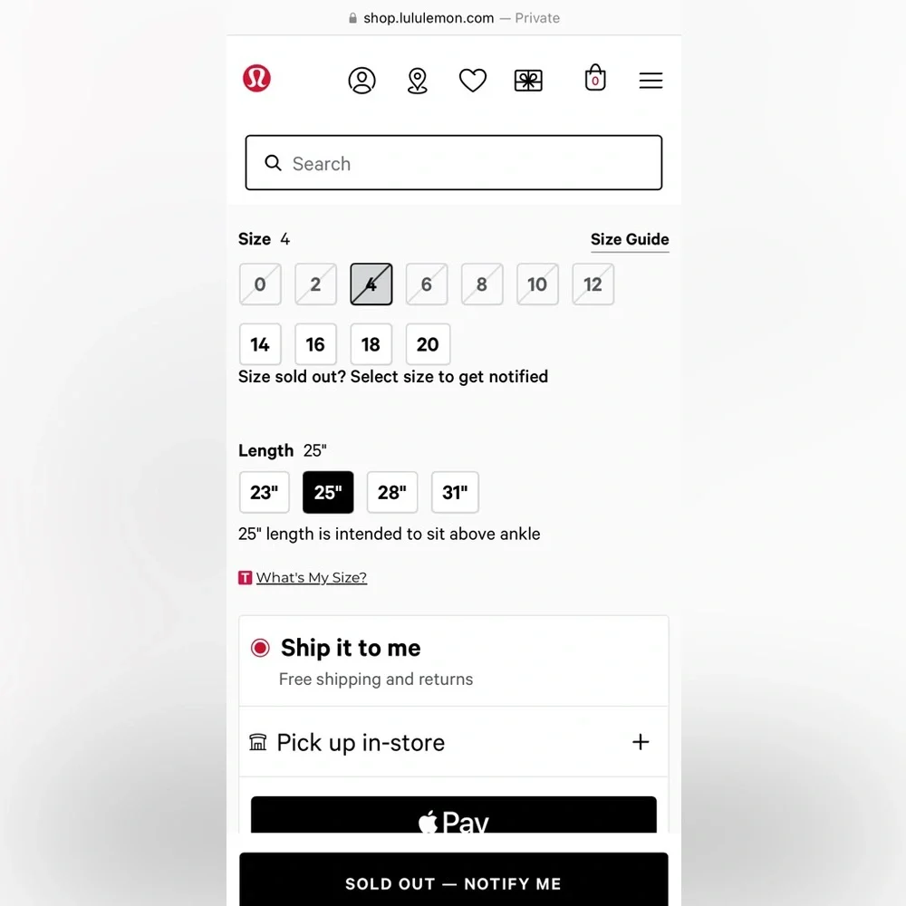 Lululemon align pant- retail $98 - high rise 25” length brown espresso - Picture 6 of 10